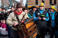 Binche festival carnival in Belgium Brussels. Music, dance, party and costumes in Binche Carnival. Ancient and representative cultural event of Wallonia, Belgium. The carnival of Binche is an event that takes place each year in the Belgian town of Binche during the Sunday, Monday, and Tuesday preceding Ash Wednesday. The carnival is the best known of several that take place in Belgium at the same time and has been proclaimed as a Masterpiece of the Oral and Intangible Heritage of Humanity listed by UNESCO. Its history dates back to approximately the 14th century.